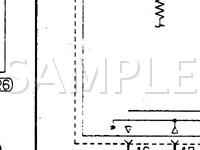 1996 Mitsubishi 3000GT  3.0 V6 GAS Wiring Diagram