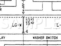 1996 Mitsubishi 3000GT SL 3.0 V6 GAS Wiring Diagram