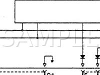 1996 Mitsubishi Galant S 2.4 L4 GAS Wiring Diagram