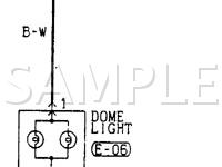 1996 Mitsubishi Galant ES 2.4 L4 GAS Wiring Diagram