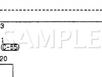 1996 Mitsubishi Galant LS 2.4 L4 GAS Wiring Diagram