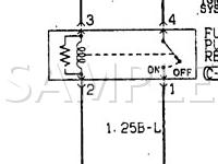 1996 Mitsubishi Galant ES 2.4 L4 GAS Wiring Diagram