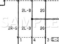 1996 Mitsubishi Mirage S 1.5 L4 GAS Wiring Diagram