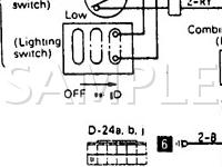 1996 Mitsubishi Mighty MAX SWB 2.4 L4 GAS Wiring Diagram
