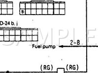 1996 Mitsubishi Mighty MAX SWB 2.4 L4 GAS Wiring Diagram