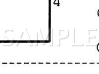 1997 Mitsubishi 3000GT  3.0 V6 GAS Wiring Diagram