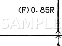 1997 Mitsubishi 3000GT  3.0 V6 GAS Wiring Diagram