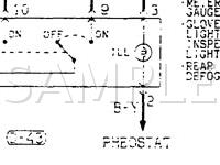 1997 Mitsubishi 3000GT  3.0 V6 GAS Wiring Diagram