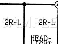 1997 Mitsubishi 3000GT SL 3.0 V6 GAS Wiring Diagram