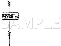 1997 Mitsubishi Galant ES 2.4 L4 GAS Wiring Diagram