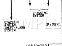 1997 Mitsubishi Galant DE 2.4 L4 GAS Wiring Diagram