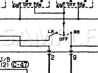 1997 Mitsubishi Galant LS 2.4 L4 GAS Wiring Diagram