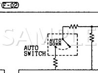 1997 Mitsubishi Galant LS 2.4 L4 GAS Wiring Diagram