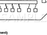 1997 Mitsubishi Mirage DE 1.5 L4 GAS Wiring Diagram