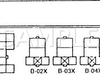 1997 Mitsubishi Mirage DE 1.5 L4 GAS Wiring Diagram
