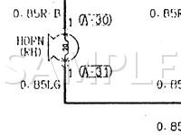 1997 Mitsubishi Mirage DE 1.5 L4 GAS Wiring Diagram