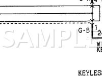 1997 Mitsubishi Montero SR 3.5 V6 GAS Wiring Diagram