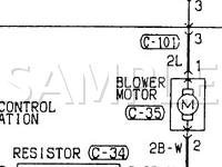 1997 Mitsubishi Montero SR 3.5 V6 GAS Wiring Diagram
