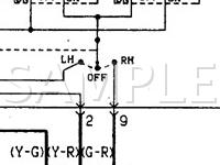 1997 Mitsubishi Montero SR 3.5 V6 GAS Wiring Diagram