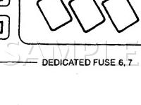 1997 Mitsubishi Montero Sport XLS 3.0 V6 GAS Wiring Diagram