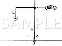1997 Mitsubishi Montero Sport ES 2.4 L4 GAS Wiring Diagram