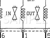 1998 Mitsubishi 3000GT SL 3.0 V6 GAS Wiring Diagram