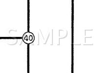 1998 Mitsubishi 3000GT  3.0 V6 GAS Wiring Diagram