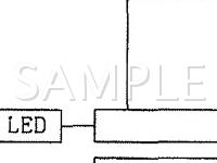1998 Mitsubishi 3000GT SL 3.0 V6 GAS Wiring Diagram