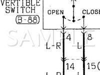 1999 Mitsubishi Eclipse Spyder 2.4 L4 GAS Wiring Diagram