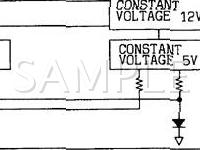1999 Mitsubishi Eclipse Spyder 2.4 L4 GAS Wiring Diagram