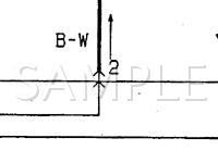 1998 Mitsubishi Galant ES 2.4 L4 GAS Wiring Diagram