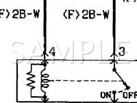 1998 Mitsubishi Galant LS 2.4 L4 GAS Wiring Diagram