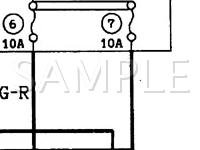 1999 Mitsubishi Galant  2.4 L4 GAS Wiring Diagram