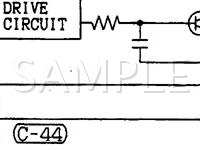 1998 Mitsubishi Galant LS 2.4 L4 GAS Wiring Diagram