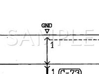 1998 Mitsubishi Galant DE 2.4 L4 GAS Wiring Diagram