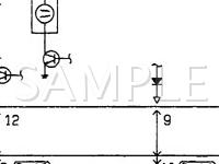 1999 Mitsubishi Montero Sport  2.4 L4 GAS Wiring Diagram