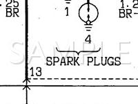 1999 Mitsubishi Montero Sport  3.0 V6 GAS Wiring Diagram