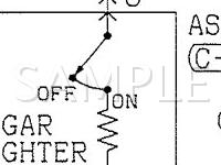 1999 Mitsubishi Diamante  3.5 V6 GAS Wiring Diagram