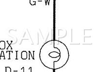 1999 Mitsubishi 3000GT SL 3.0 V6 GAS Wiring Diagram