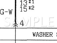 1999 Mitsubishi 3000GT SL 3.0 V6 GAS Wiring Diagram
