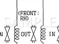 1999 Mitsubishi 3000GT VR4 3.0 V6 GAS Wiring Diagram