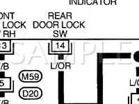 1998 Nissan Altima  2.4 L4 GAS Wiring Diagram
