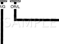 2001 Nissan Xterra  3.3 V6 GAS Wiring Diagram