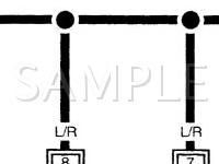 2001 Nissan Xterra  3.3 V6 GAS Wiring Diagram