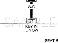 2000 Nissan Xterra  2.4 L4 GAS Wiring Diagram
