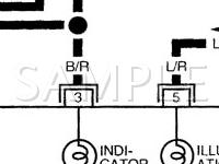 2000 Nissan Xterra  2.4 L4 GAS Wiring Diagram