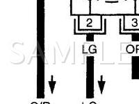 2000 Nissan Altima  2.4 L4 GAS Wiring Diagram