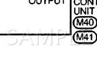 2000 Nissan Maxima  3.0 V6 GAS Wiring Diagram