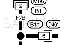 2003 Nissan Xterra  3.3 V6 GAS Wiring Diagram