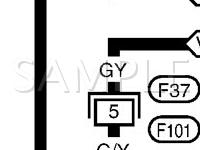 2003 Nissan Xterra  3.3 V6 GAS Wiring Diagram
